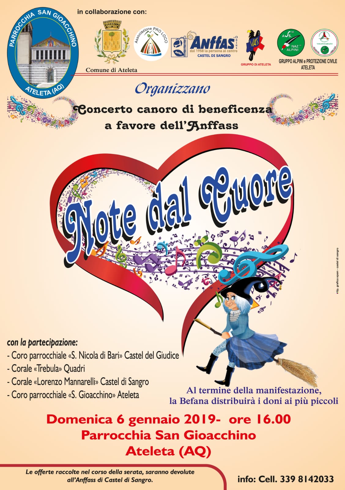 Note dal Cuore - Concerto Canoro di Beneficenza a favore dell'Anffass